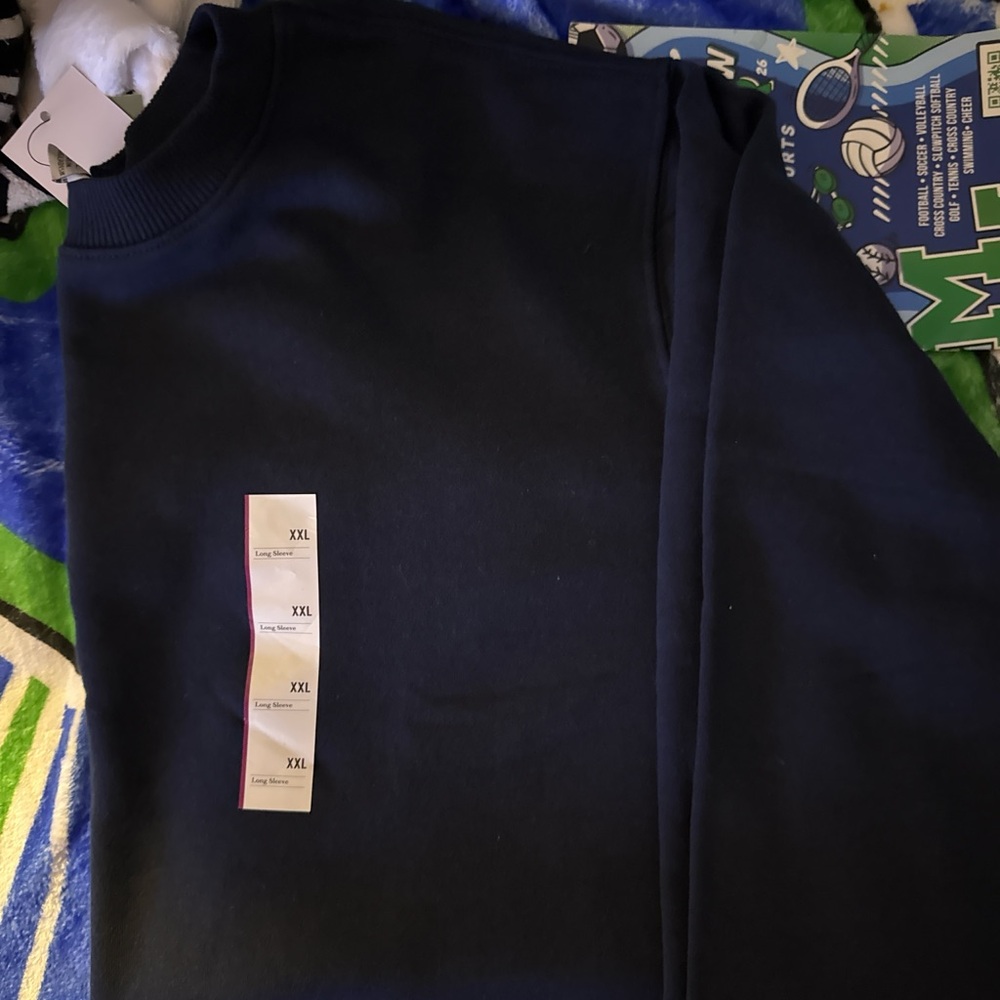 Goodfellow & Co Men's Dark Blue Crewneck Sweater